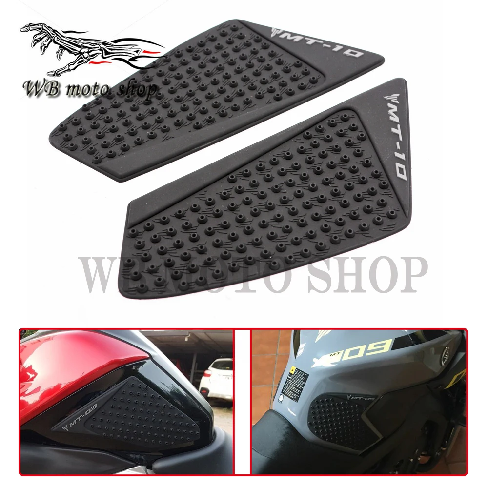 

Motorcycle Anti slip Tank Pad 3M Side Gas Knee Grip Traction Pads Protector Stickers For Yamaha MT-10 MT10 MT 10 2016 2017 New