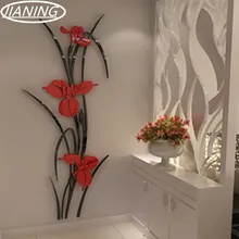 Crystal three-dimensional 3d wall stickers acrylic sofa tv wall stickers three-dimensional stickers wall stickers rookie yearbook three stickers