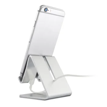 

YeeSite Universal Aluminum Metal Mobile Phone Tablet Desk Holder Stand for iPhone 8 7 7Plus 6s 6 5s 5 Cellphone for Kindle Ebook