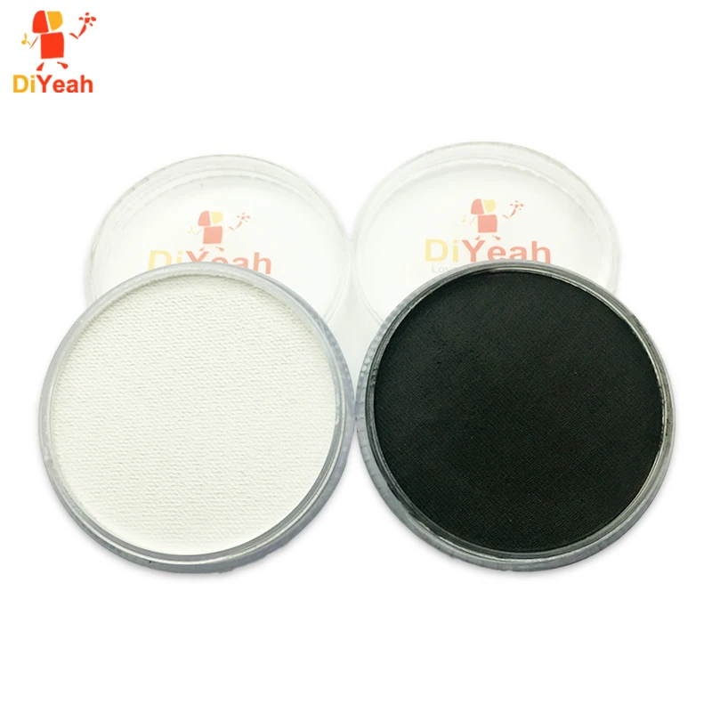  DiYeah 45g White Black Face Body Paint Color Water Based Face Makeup akvagrimm Face Painting Pigmen