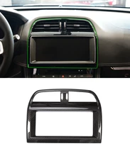 

Carbon Fiber ABS Car Interior Navigation Screen Frame Trim For Jaguar XE XEL F-Pace f pace X761 Auto Accessories Styling