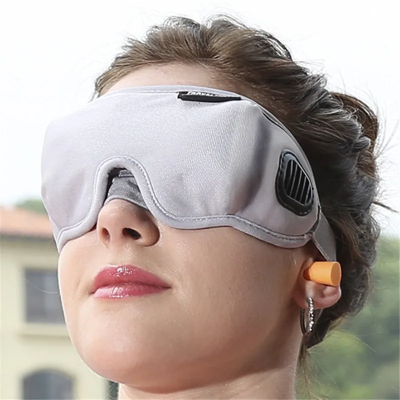 

High Quality Fabric Portable Visor Sleep Eye Mask Patch Quilted Shadow Cover Eye Mask Night Rest Bandage Sleep Bandage