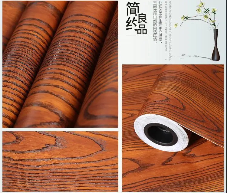 Us 68 Pvc Adesivo Carta Da Parati Mobili In Legno Sticker Impermeabile Adesivi Ristrutturazione Altoparlante Di Legno Adesivi Autoadesivo Della
