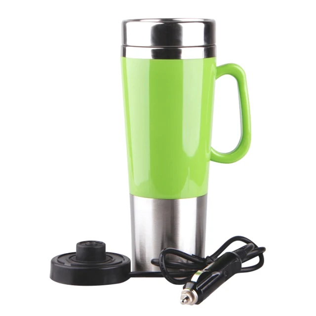 450ml Stainless Steel Vehicle Mounted Electric Heating Mug Drinkware 450ml Stainless Steel Vehicle Mounted Electric Heating Mug Drinkware Car Cigarette Lighter Ports Boil Water