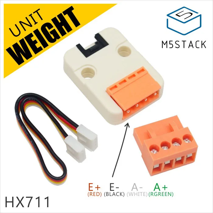 M5Stack Newest Mini Weight Unit HX711 Module Sensor 24 Bits Weighing Pressure Sensor I2C Interface for