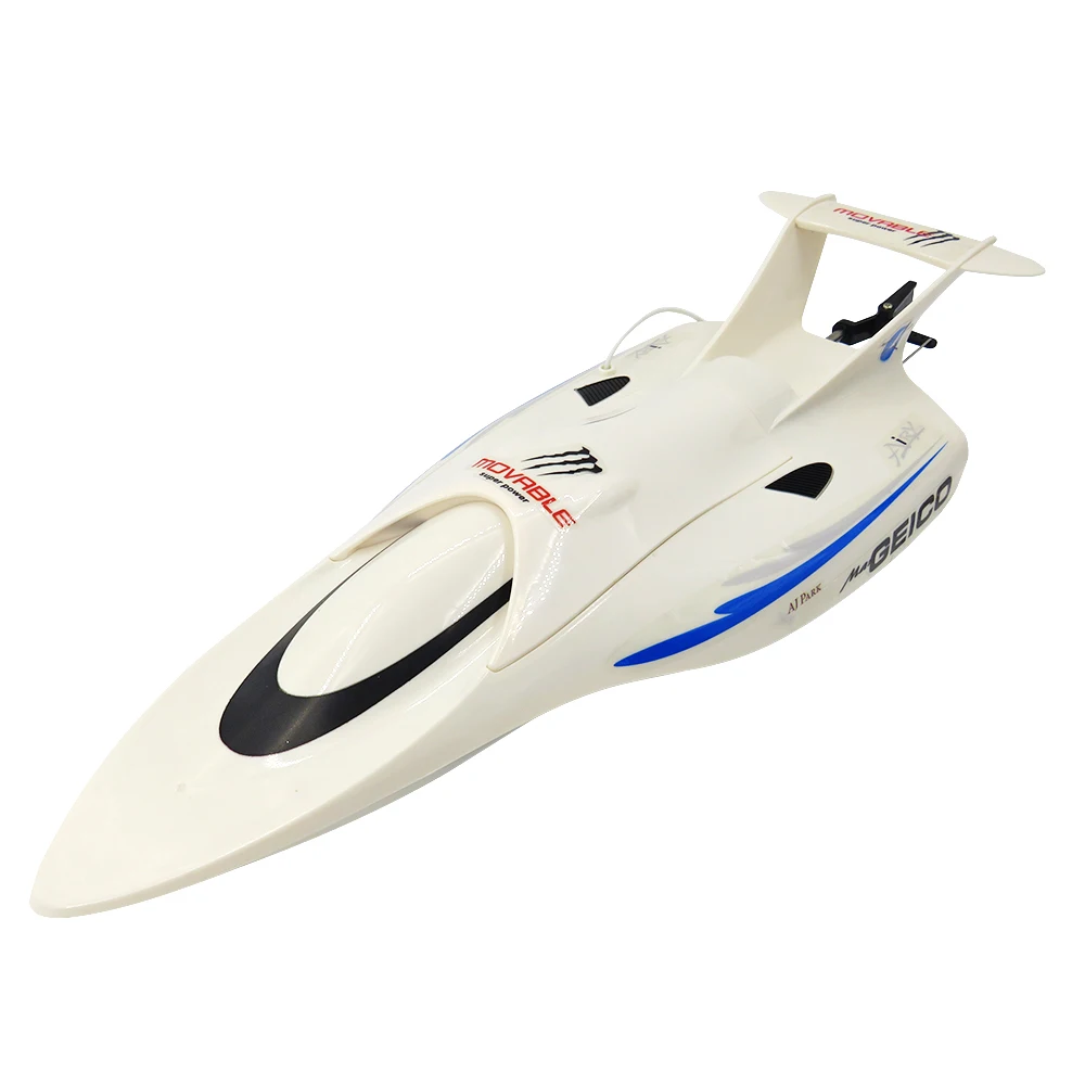 

Flytec 3372 40MHZ White RC Boat 25km/h Speed Airship Brushed Motor RTR Toys With Battery