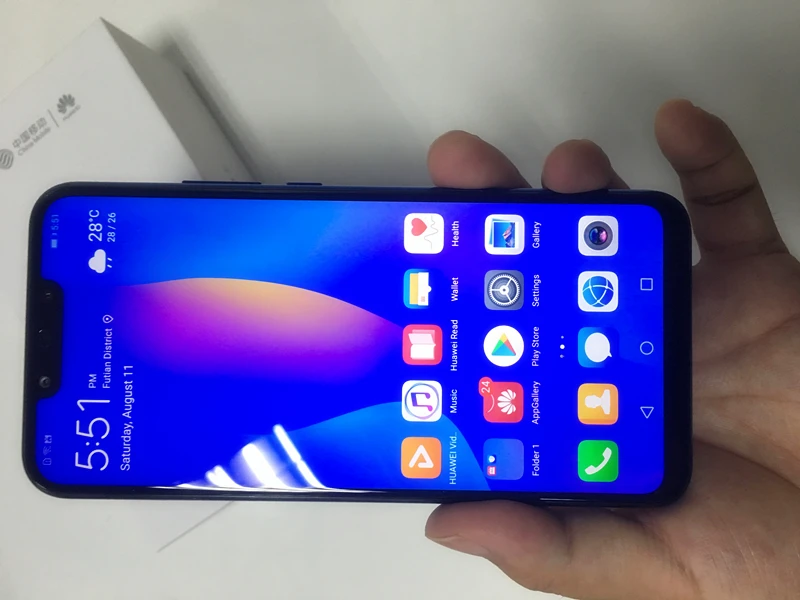 Сотовый телефон HuaWei Nova 3i 4G LTE Kirin 710 на базе Android 8 1 экран 6 3 дюйма 2340 х1080 ГБ ОЗУ 128 Гб