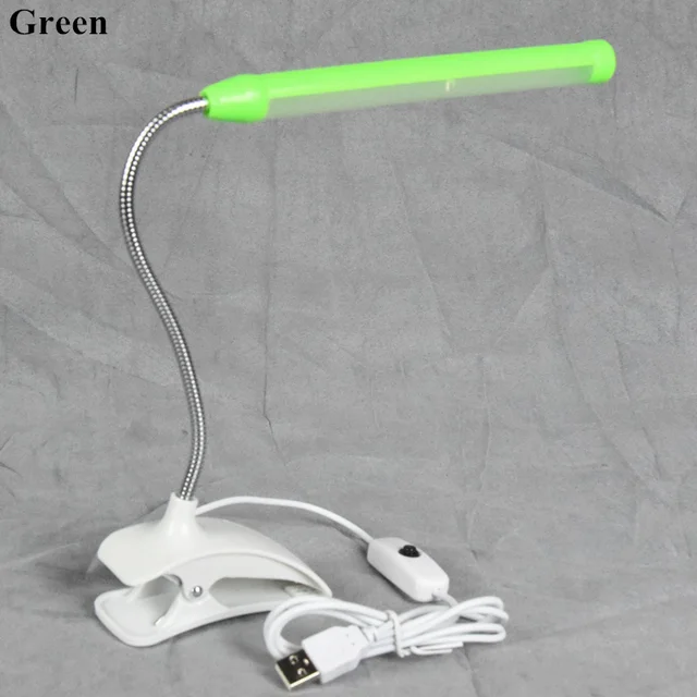 Aifeng 5v Usb Led Desk Lamp With Clip Flexible Table 13leds For Bedside Book Reading Study Office Work Children Night Light