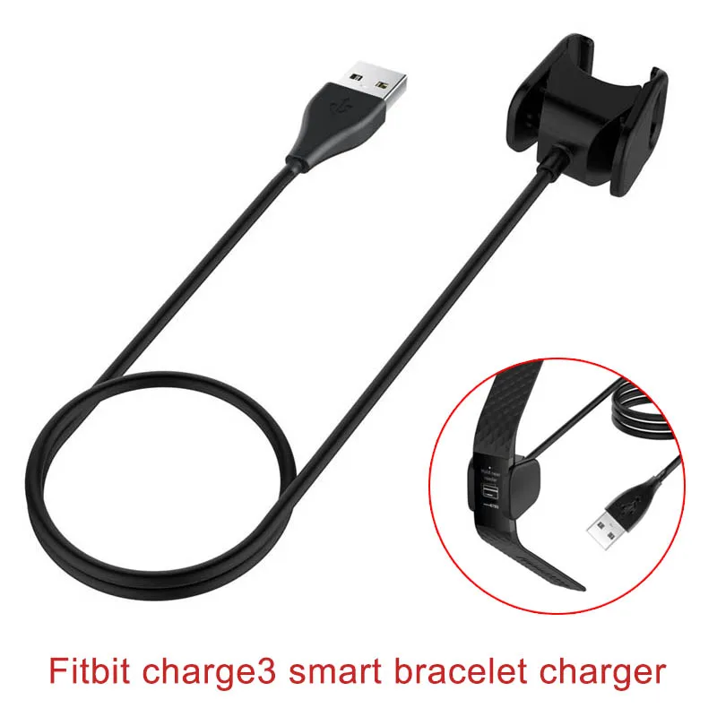 USB кабель для зарядки зарядное устройство Шнур провода аксессуары FitbitCharge 3 Смарт