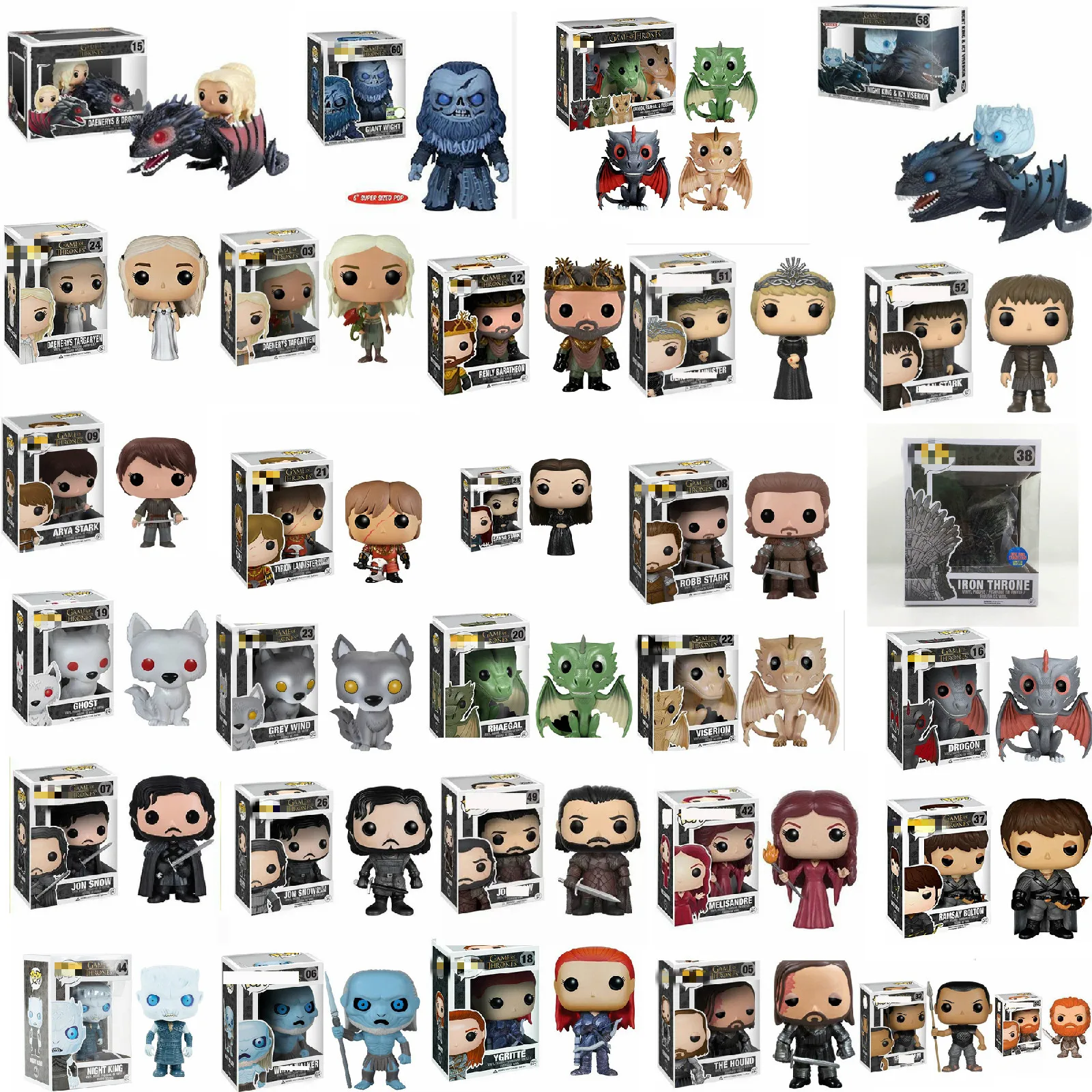 FUNKO Песнь Льда и Огня Фигурка Железный Трон мелисанфре серый червь ночной король