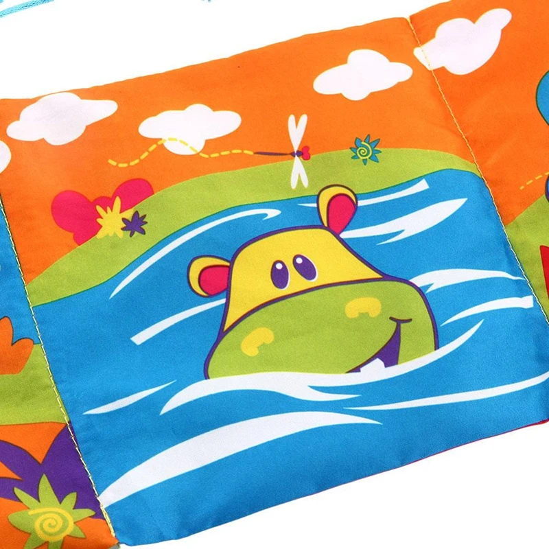 Детская кроватка бампер Детские игрушки Книга из ткани для детей Погремушки Знания Вокруг Multi-Touch красочные накладка на перила кроватки для