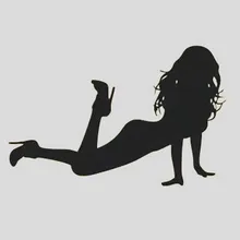 Curly hair sexy woman hot girl bikini tease Wall Sticker Home Decor Decals fashion design DIY custom made sticker Wall Vinyl