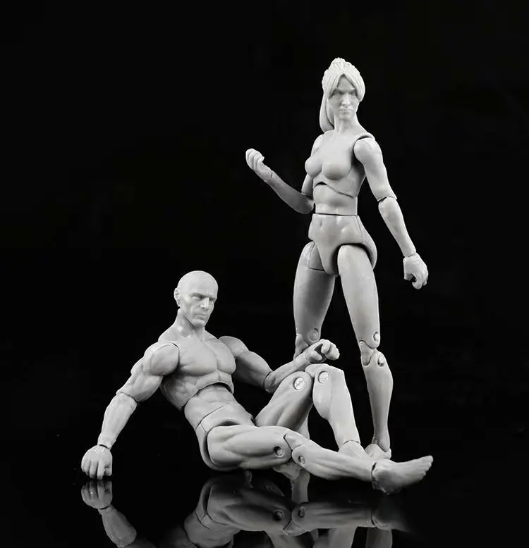 10.5cm He She Movable Body Kun Chan PVC Action Figure Model Toys Doll for Collectible Man Woman Gift with box | Игрушки и хобби