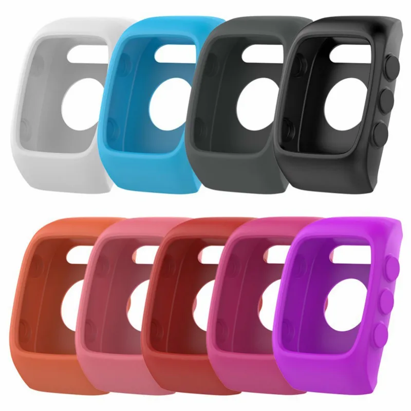 

Soft Silicone Protector Frame Case Smartwatch Protective Case Shell Cover for POLAR M400 M430 Sport Smart Watch
