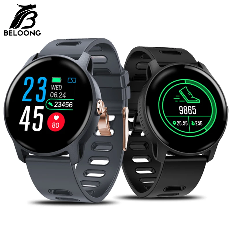 BELOONG S08 IP68 Водонепроницаемый Smartwatch Браслет HR крови Давление Монитор кислорода