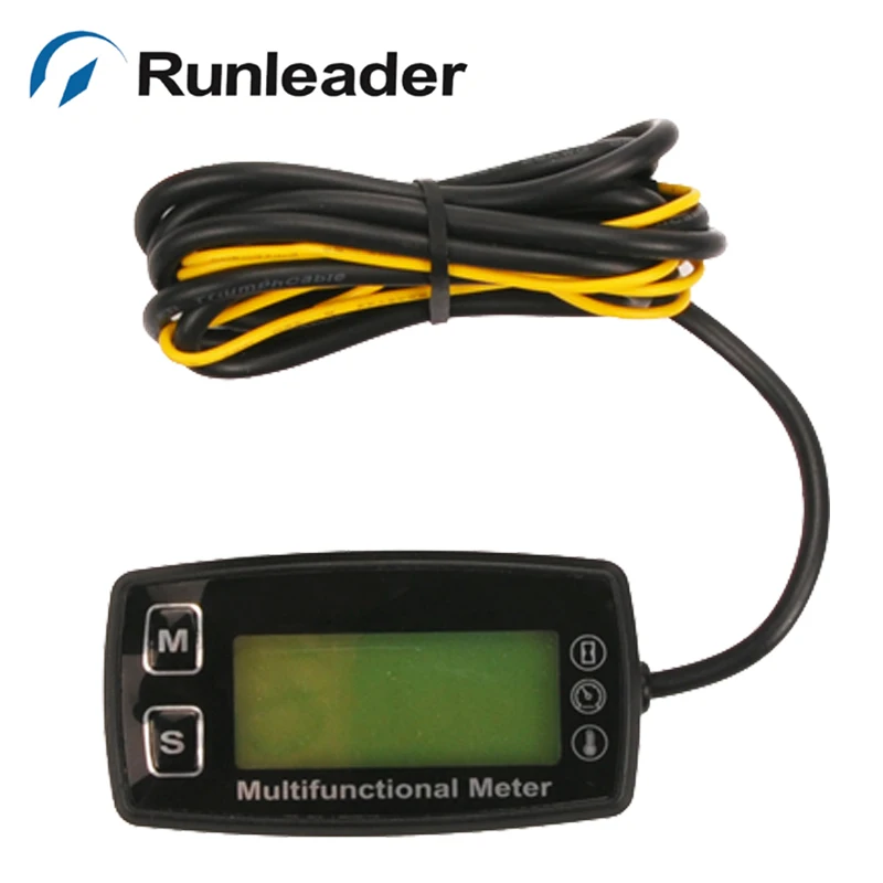 

Digital LCD RL-TS002 PT100 -20- +300 C Inductive Temperature Thermometer Tachometer Hour meter for GAS motorcycle ATV tractor