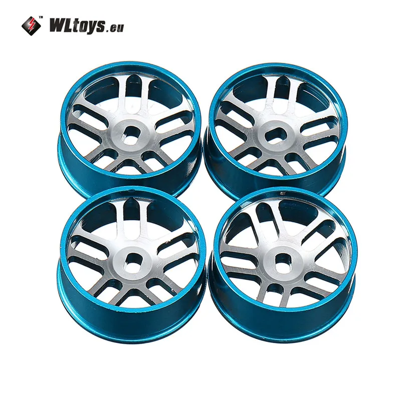 4 шт. Wltoys металлическое колесо радиоуправляемого автомобиля 1/28 для K989 и IW04M