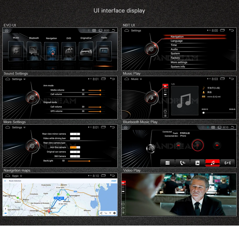 Top Andream 10.25" 6 Core Android 9.0 Car Multimedia Player Auto Radio HeadUnit For BMW Series 3 F30 GPS Navigation Bluetooth 10 Top Andream 10.25" 6 Core Android 9.0 Car Multimedia Player Auto Radio HeadUnit For BMW Series 3 F30 GPS Navigation Bluetooth 10