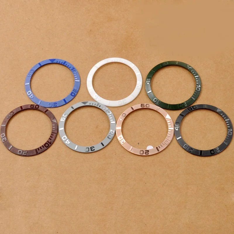 

Watch Parts, 38mm Bezel Fit for 40mm SUB Automatic Watches 7 Colors Timepiece Insert for DIY Clocks Big Marka Watch Bezels