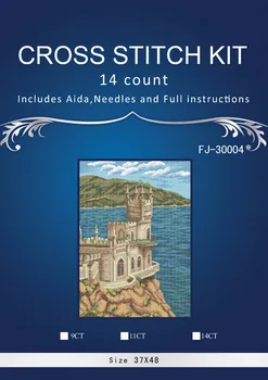 

Lovely Gold Collection Counted Cross Stitch Kit similar dmc anchor dim cross stitch . sea corner bulding