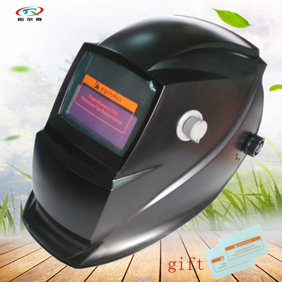 CE EN379 сварки шлем черный солнечной и внутренняя литиевая батарея для авто затемнение материал PP сварочные маска с шлифовальные GS01.2200DE