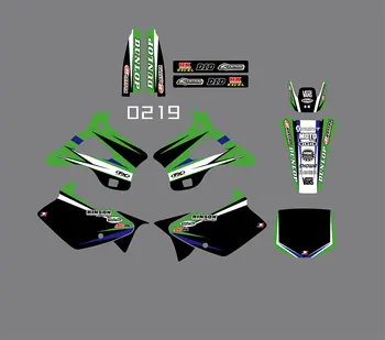 

3M0219 motorcycle Team Graphic & Backgrounds Decal Stiker Kits for Kawasaki KX125 KX250 1994-1998 dirt bike sticker for Kawasaki