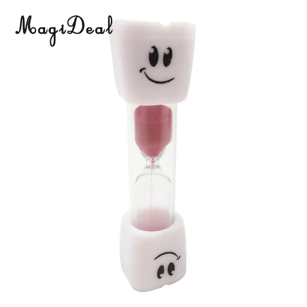 Tooth Brushing Timer Hourglass Sandglass Glass Lovely Smile Sand Egg Timers Kitchen Tool Office Decor Games Playing Novelty Gift