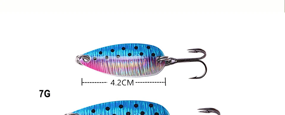 SUNMILE рыболовная форель Спиннинг ложка приманка, 7 г/14 г/25 г VMC крюк сверхлегкие металлические приманки, рыбалка искусственная жесткая приманка для бас щуки