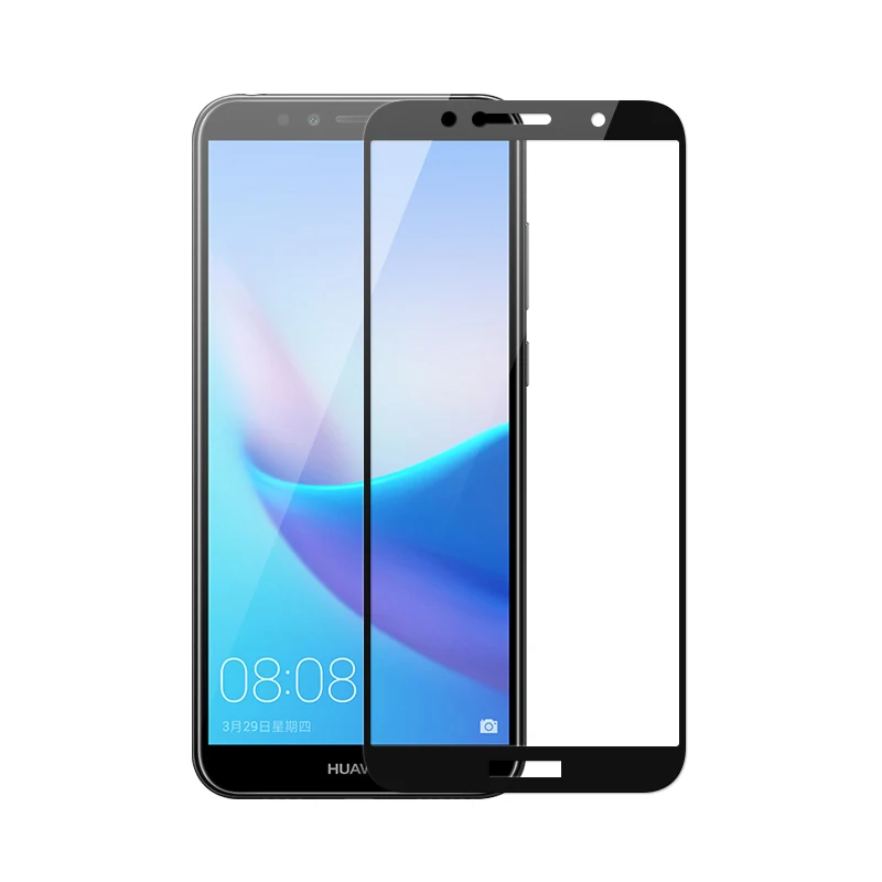 Полное покрытие из клеевого закаленного стекла для huawei Y6 Prime Защитная пленка для экрана для ATU-L31 ATU-L42 стекло