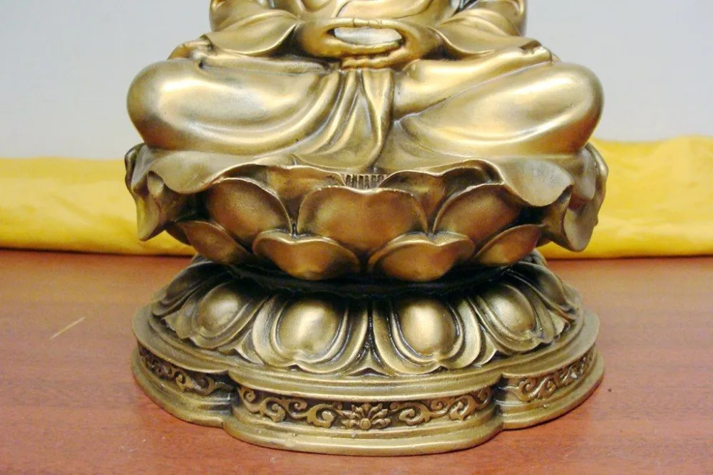 Bi003170 китайская статуя Будды бронзовая Amitabha|amitabha buddha statue|amitabha statueamitabha |