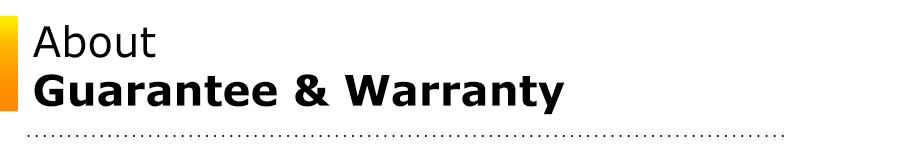 ASDK-Guarantee & Warranty