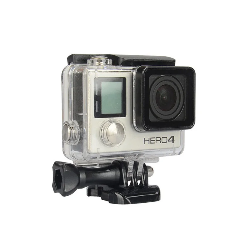 Transparent Waterproof Case shell Housing Underwater 45m Diving Protective Cover For Gopro hero 4 3+ Action camera accessories (7)