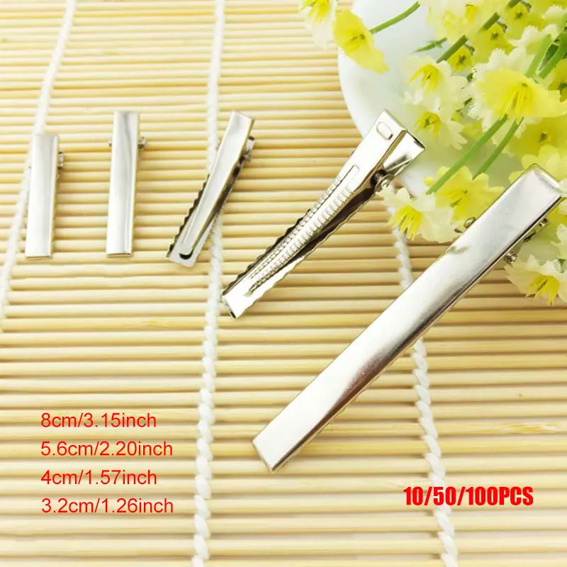 

2017 10/50/100Pcs/Set Women Hair Clips DIY Crocodile Bobby Pin Alligator Hairpin Barrette Lady Girl Hairs Styling Accessories