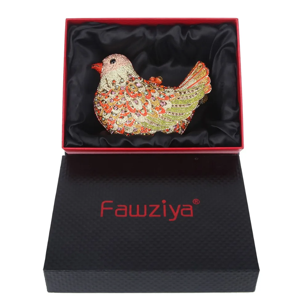 E1473-Fawziya-clutch crystal bird-Orange (11)
