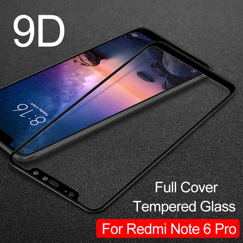 

2PCs 9D Protective Glass For Xiaomi Redmi Note 6 Pro 5 Plus 6A 4X Glass Screen Protector For Redmi Note 5 Pro 6 Tempered Glass