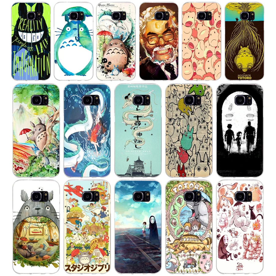 235H Studio Ghibli Ghiblies totoro Мягкий ТПУ силиконовый чехол для samsung Galaxy s6 s7 edge s8 s9 plus |