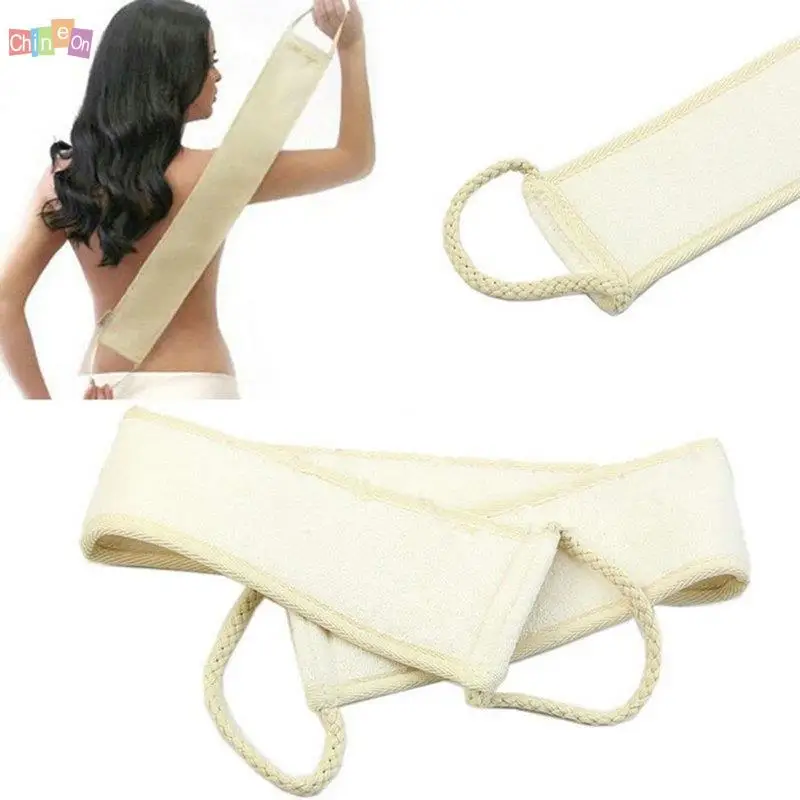 

1PC Cheap Price Soft Exfoliating Loofah Loofa Back Scrub Strap Bath Shower Massage Wash Scrubber