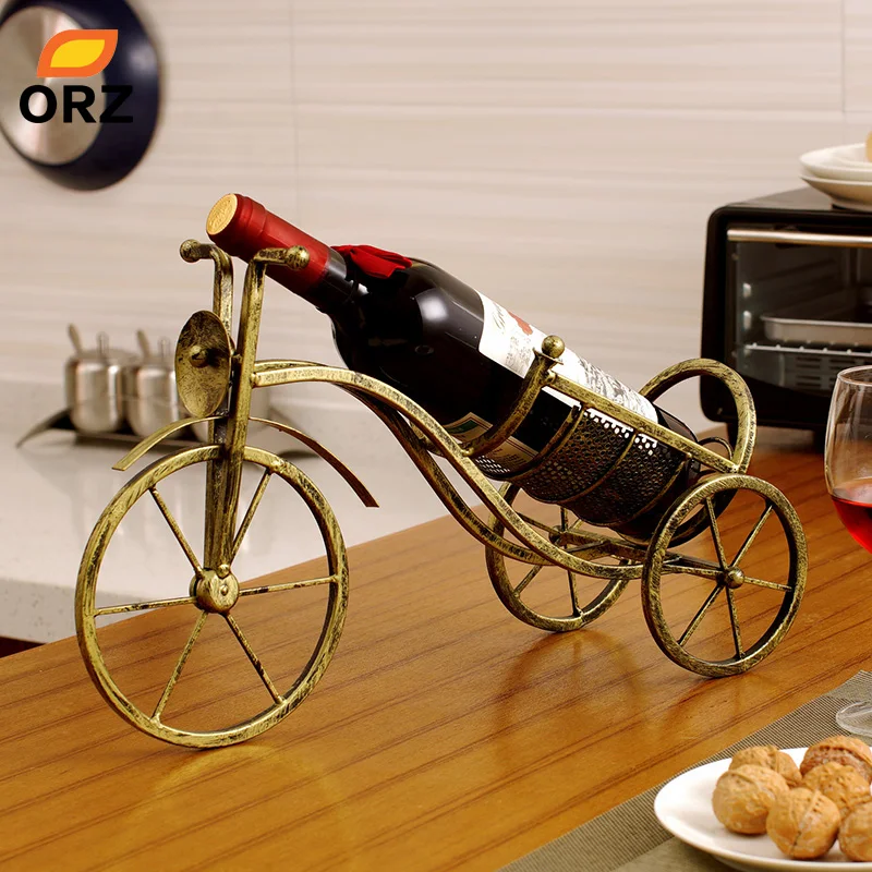 ORZ Retro Wine Holder Grape Fashion Vintage Wine Rack Elegant Rack Home