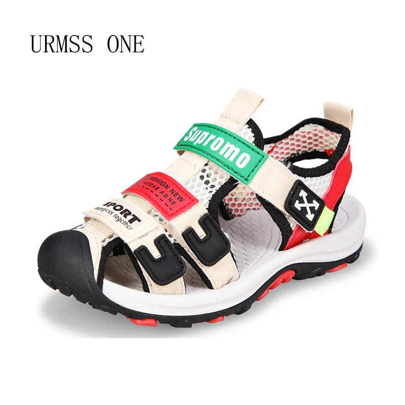 

2019 Brand Summer Beach Sandals Kids Sandals Boys Leather Summer Shoes Casual Sport Sandals For Boys