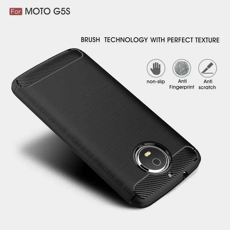 Противоударный кожаный чехол для Motorola Moto G5S XT1793 XT1794 Plus задняя крышка телефона