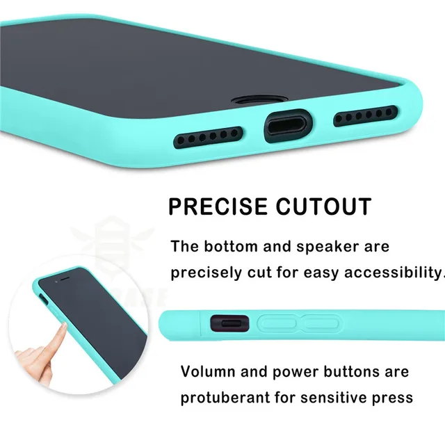 BEEBASE Shockproof Phone Case For iphone 6 6s Case For iphone 5 5s Cover For iphone 7 8 6 6S Plus Soft Silicon case For iphone 8