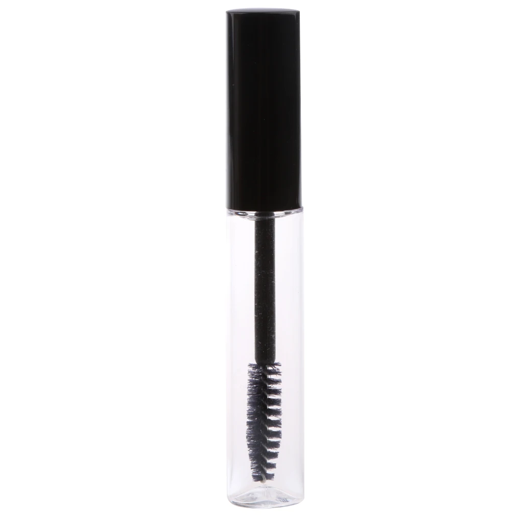 Pack2 7ml Empty Plastic DIY Mascara Tube Eyelash Cream Wand Container Bottles Vials With Brush with Plugs