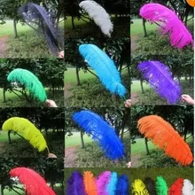 Свадьба питания 10 шт./лот страуса Перо 55-60 см Шлейф Свадебные центральные украшение стола много выбрать размер