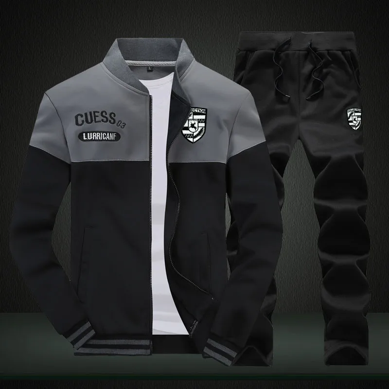 Riinr 2018 Brand New Men Sets Fashion Autumn Sporting Suit Sweatshirt +Sweatpants Mens Clothing Sets Slim Tracksuit Riinr 2018 Brand New Men Sets Fashion Autumn Sporting Suit Sweatshirt +Sweatpants Mens Clothing Sets Slim Tracksuit