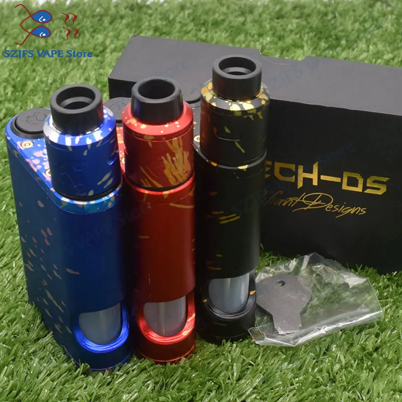 

NEWEST 528 Custom goon Driptech-DS 528 BF box kit 2*18650 batteries in parallel Aluminum 2*10ml Vaporizer Mod e-cigarette KIT