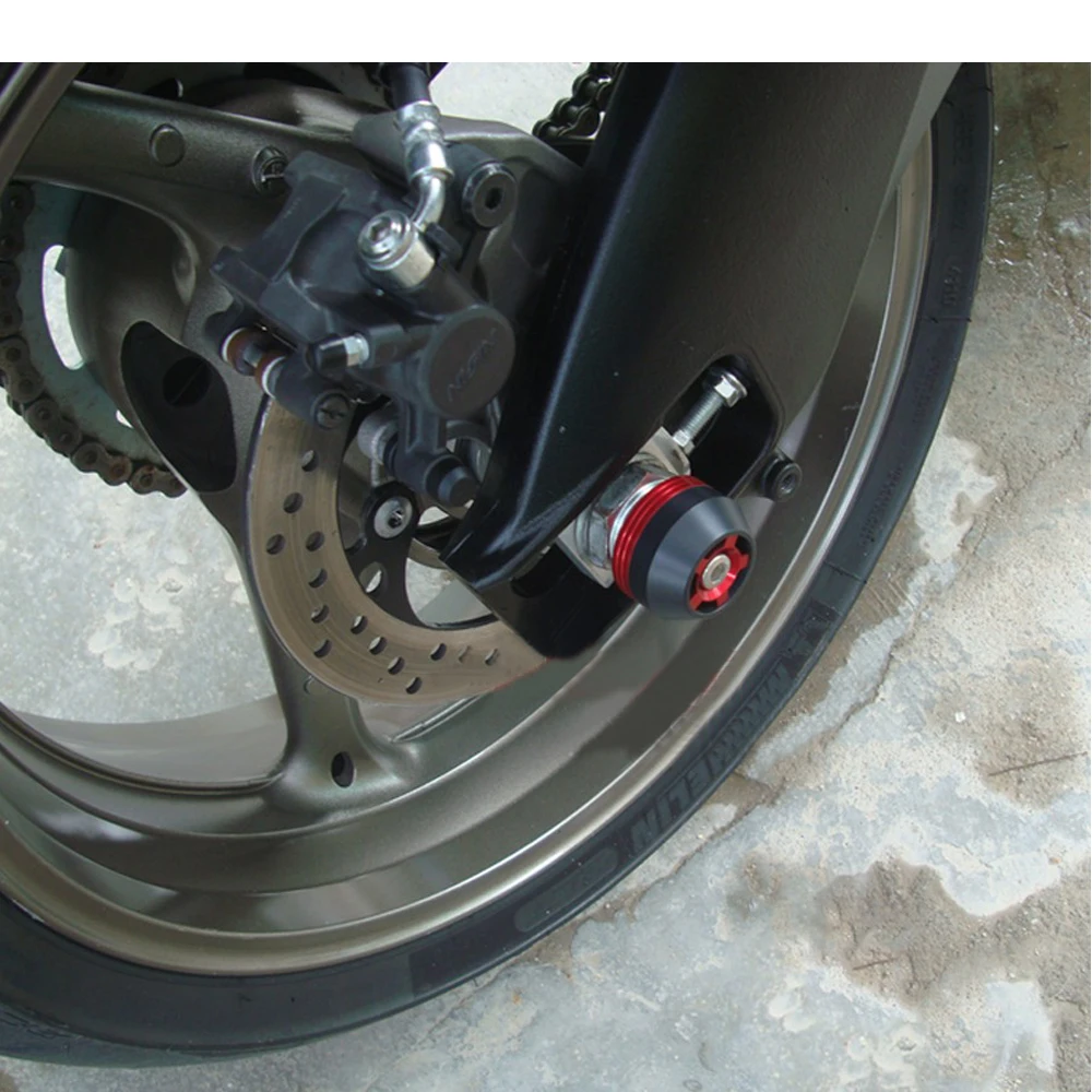 Для KAWASAKI ZX 10R NINJA ZX10R 2004 2016 передний задний мост вилка крушение ползунки аксессуары