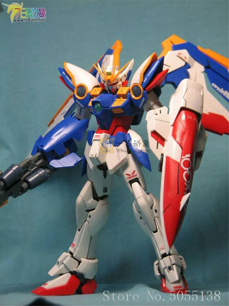 Bandai Gundam модель в наличии сборе 23714 мг 1/100 крыло Ver.Ka искусственная фигурка аниме