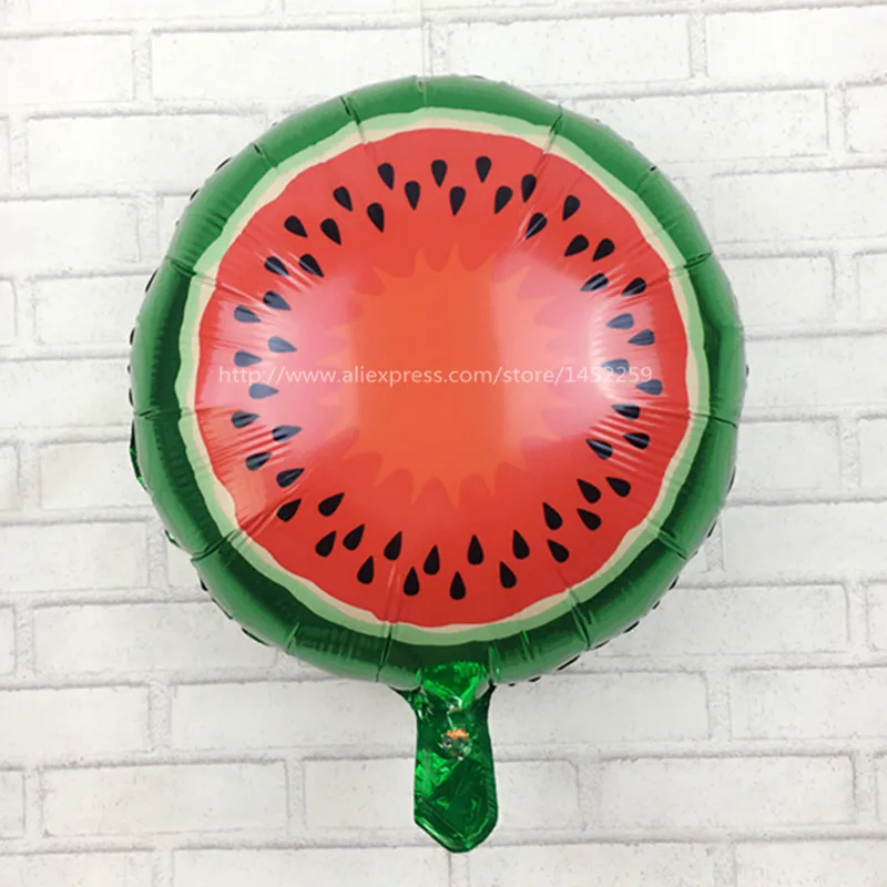 

XXPWJ Free shipping children's toys, fruits and aluminum balloons birthday party decoration balloon wholesale watermelon I-008