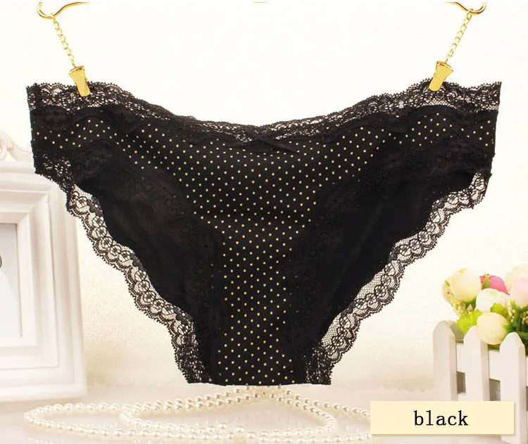 Hot Sale 2017 New Sexy Lace Women Panties Lady's Underwear Briefs Plus Size VS Pink Femme Knickers Tangas Bragas 12