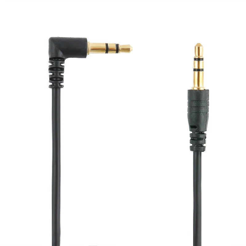 1M Jack Audio Stereo Cable 3.5mm Aux Auxiliary Cable Male to Male Gold Plug Car Aux Cord For MP3 iPod Speaker